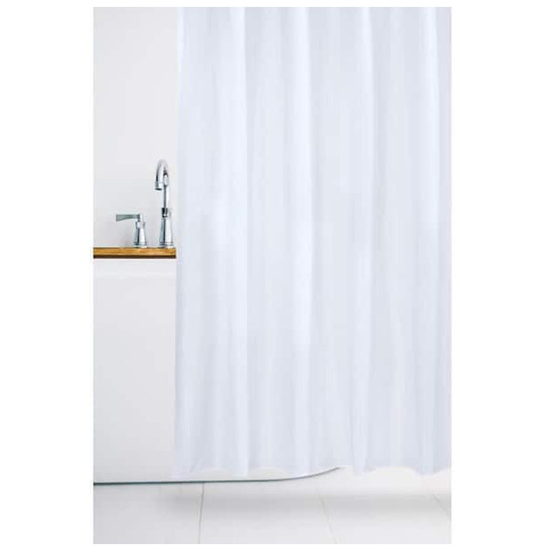 Moda At Home Oasis Heavy Shower Curtain Liner  177X182Cm(70X72") - White