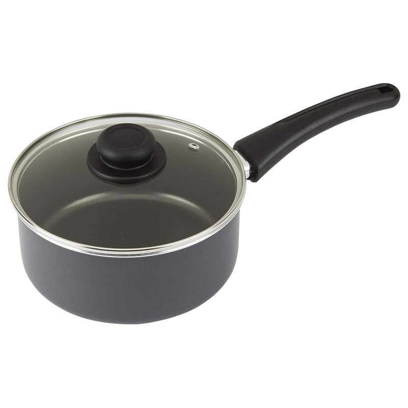Goodcook Sauce Pan W/Lid 3Qt-Black