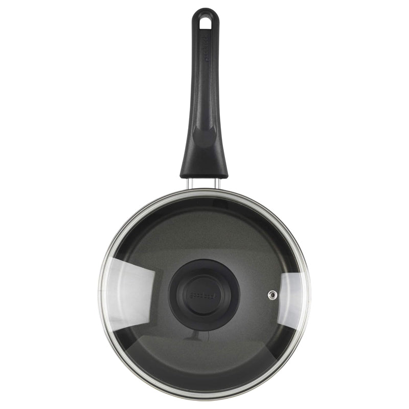 Goodcook Sauce Pan With Lid 3L-Black