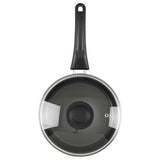 Goodcook Sauce Pan With Lid 3L-Black