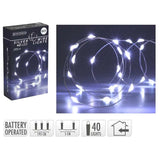 Silver Wire 100Led Cold -White