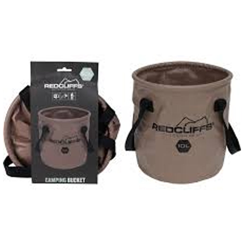 Foldable Bucket Round 10Ltr-Brown