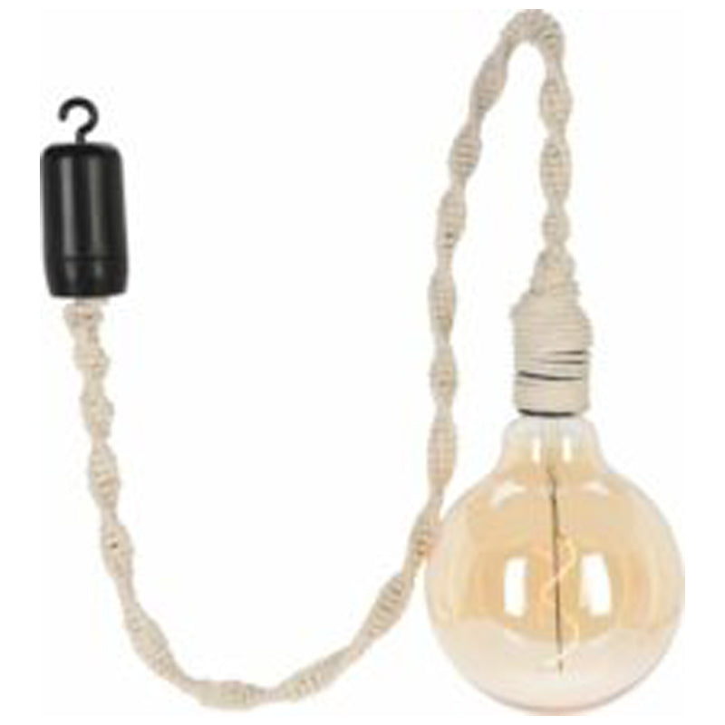 Lamp On Marcame Rope 112Cm  - Beige