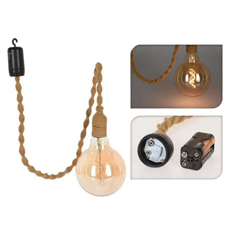 Lamp On Marcame Rope 112Cm - Beige
