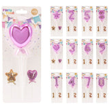 Cake Topper Foil -Pink