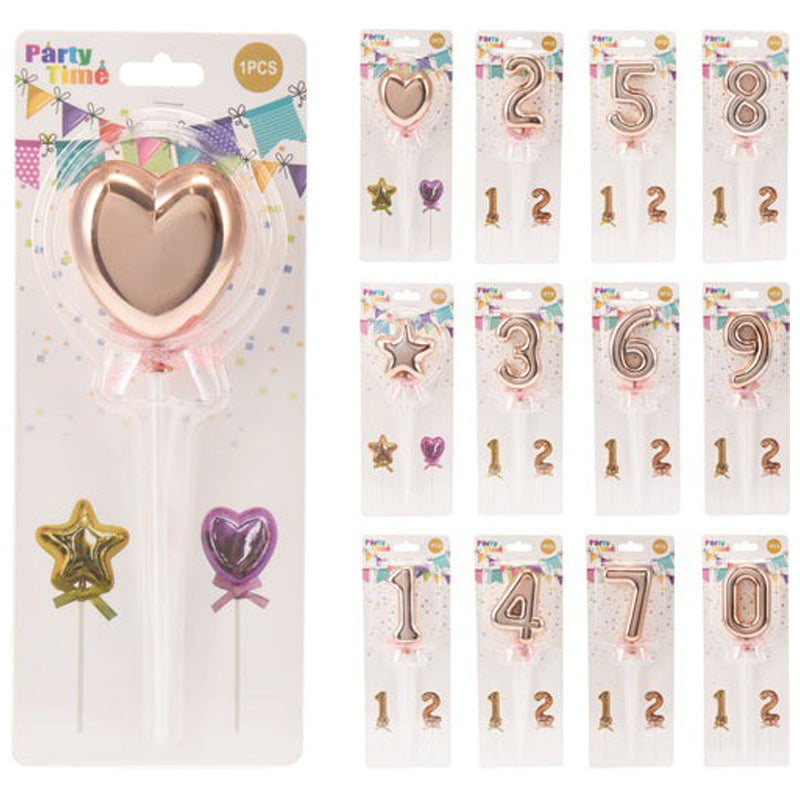 Cake Topper Foil -Rose Gold