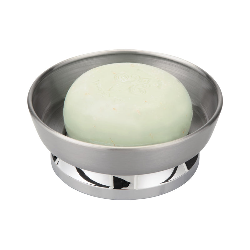 Idesign Preston Soap Dish Brushed/Chrome - Silver