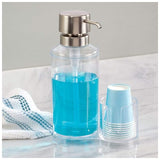 Interdesign Clarity Mouthwash Dispenser Caddy -Clear