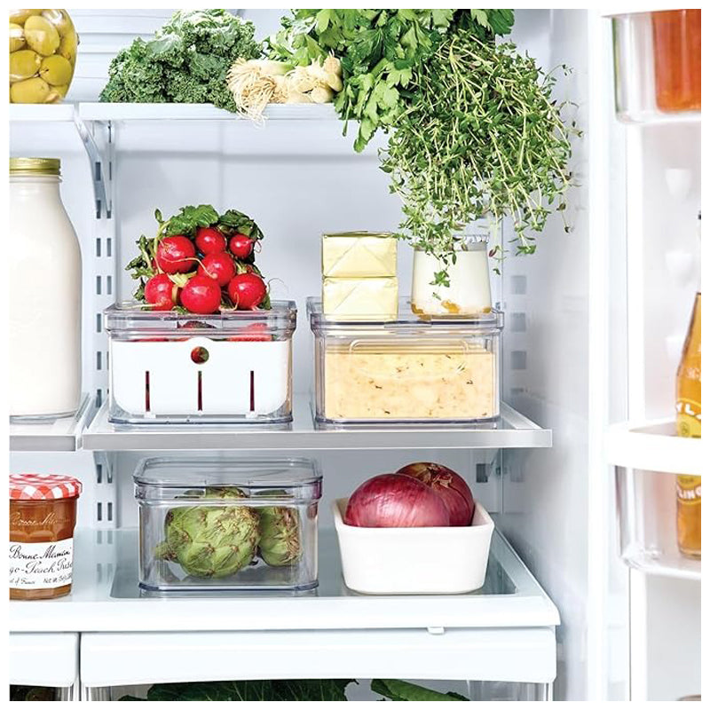 Interdesign 3Pc Linus Kitchen Bin Set- Clear