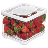 Idesign  Fresh Small Bin  - Clear/White