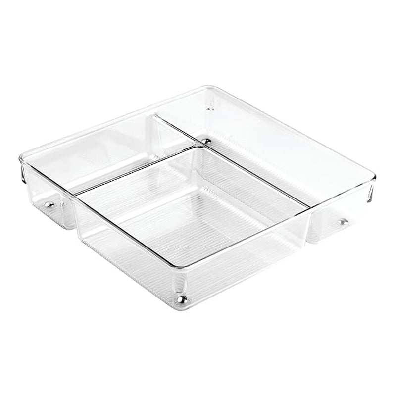 Interdesign Rpet Linus Twin Divid. Organizer -Clear
