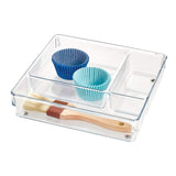 Interdesign Rpet Linus Twin Divid. Organizer -Clear