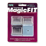 Magic Sliders Magic Fit 4Pc 1 7/16" - 1 5/8" Sqr Slider - Clear