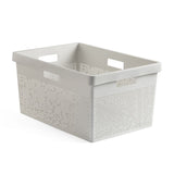 Laundry Basket  40 L- Sky White
