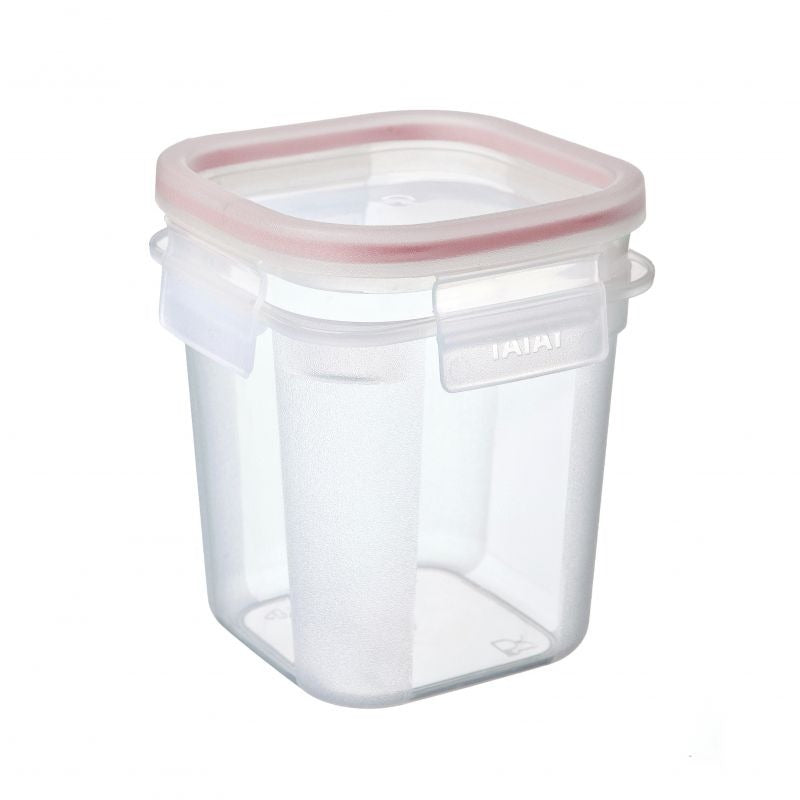 Food Container Clip Safe 0.7 L - Clear & Red