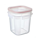 Food Container Clip Safe 0.7 L - Clear & Red