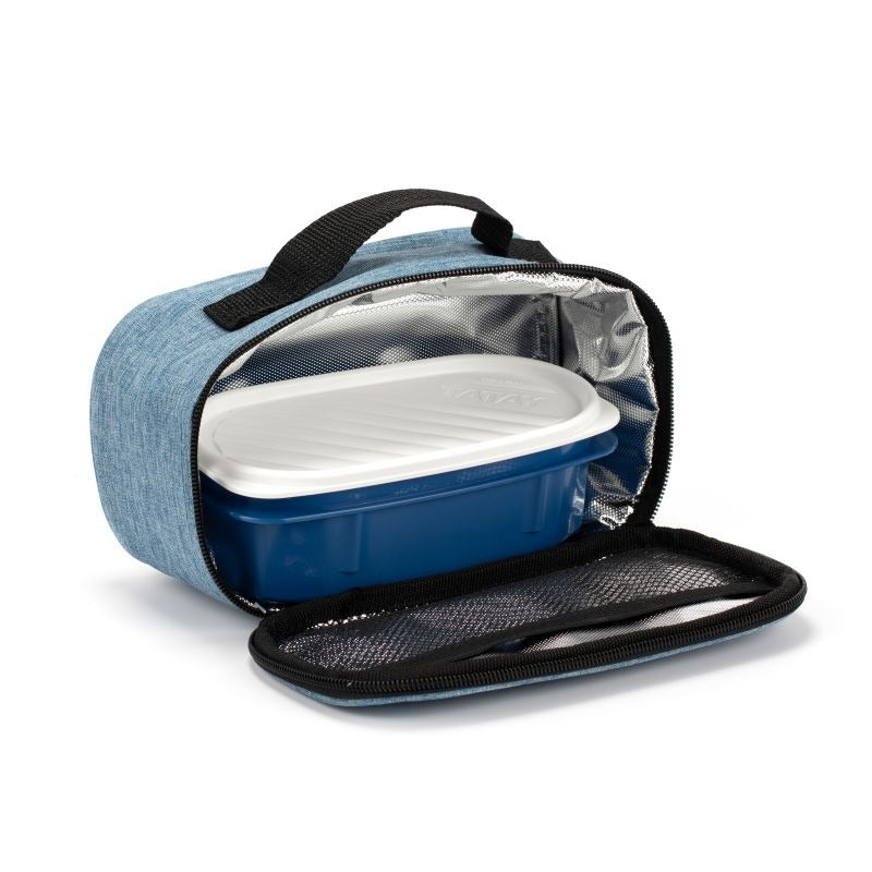 Thermal Food Bag Mini With a Top Handle - Blue