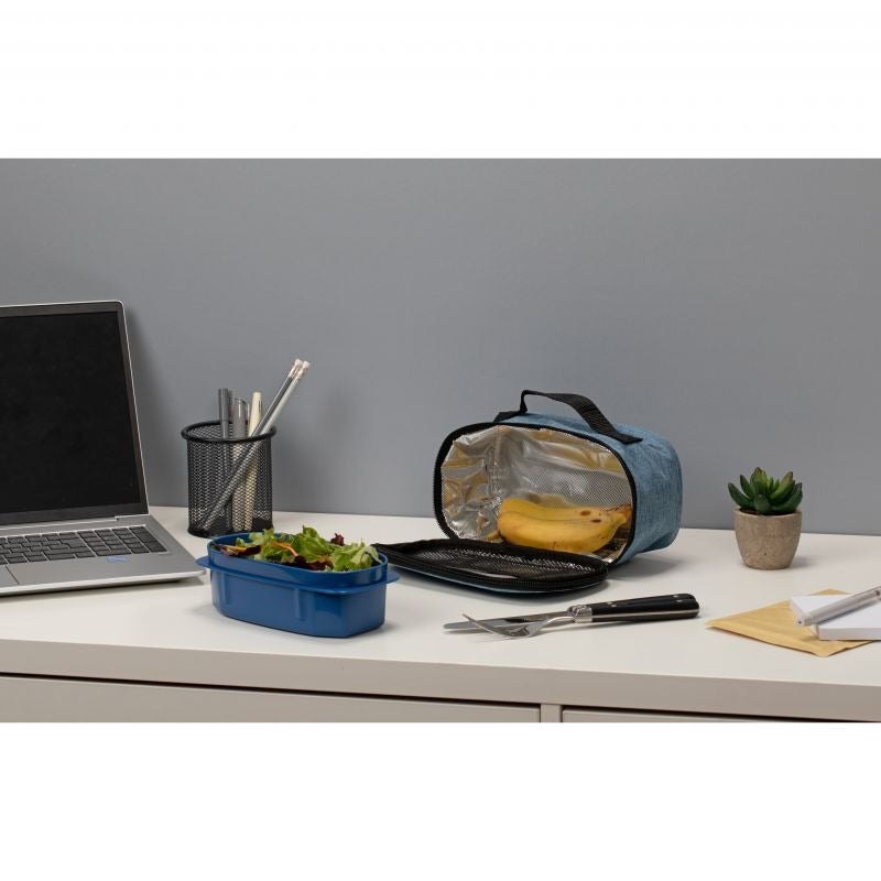 Thermal Food Bag Mini With a Top Handle - Blue