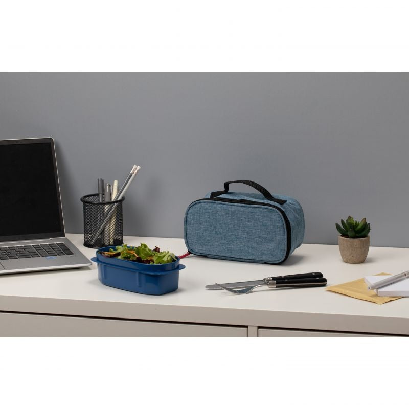Thermal Food Bag Mini With a Top Handle - Blue