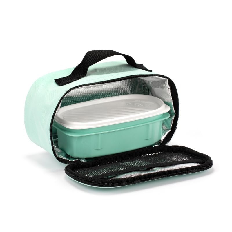 Thermal Food Bag Mini With a Top Handle - Mint Green