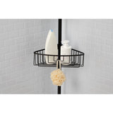 Telescopic Bar With 4 Baskets Steel - Black