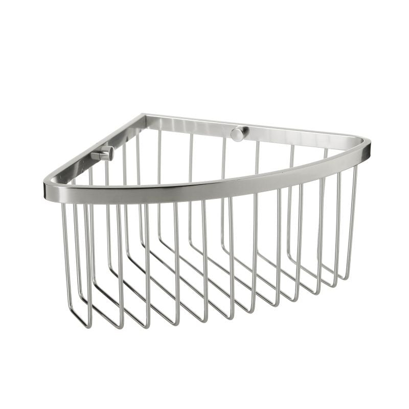 Aluminum Storage Basket Corner - Silver