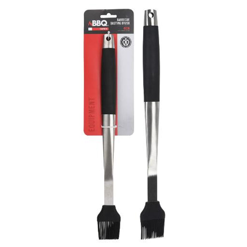 Bbq Silicone Brush With Gripper 41Cm