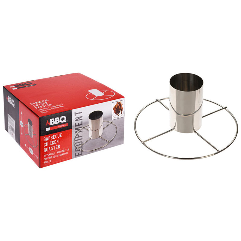 Bbq Chicken Holder 20X10Cm-Dia-Silver