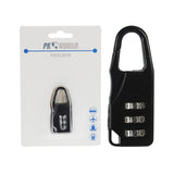 3-Dial Combination Padlock Black