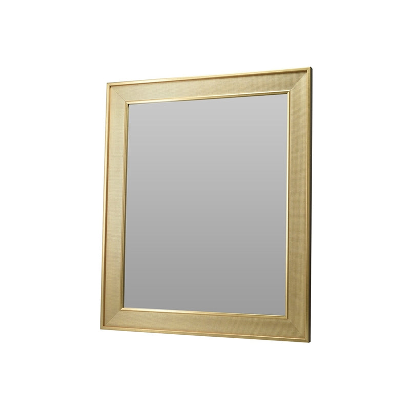 Wall Mirror With Gold Metalic Frame 59.5X49.5Cm