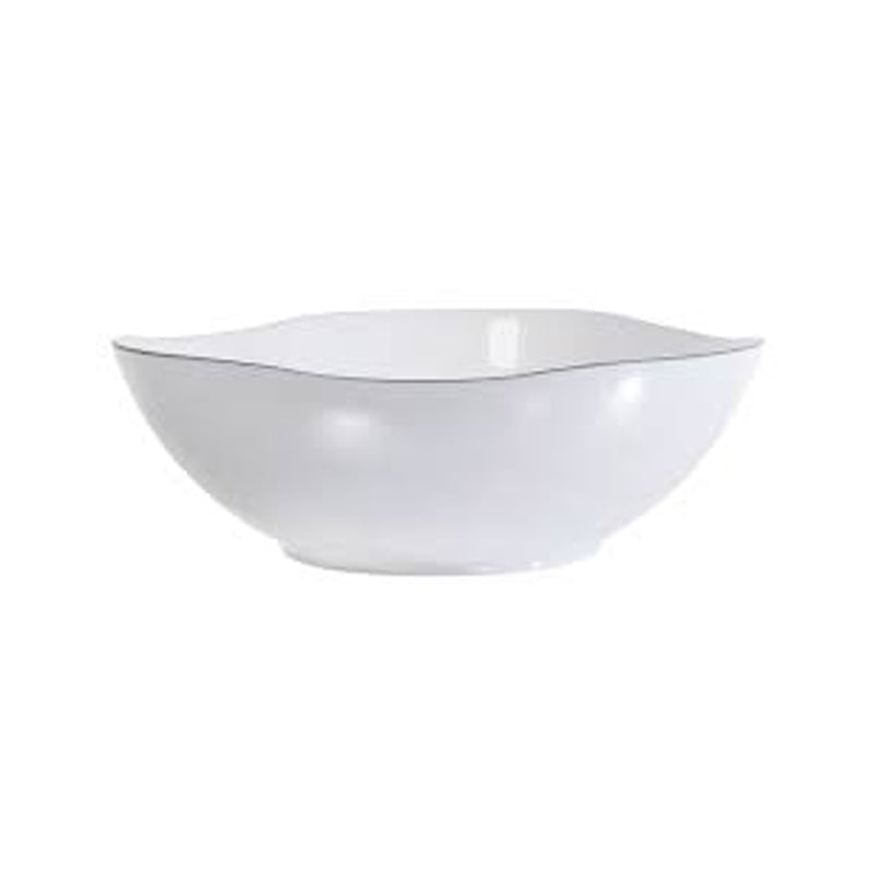 Ceramic Bowl Porcelain Dia 20X10Cm-White