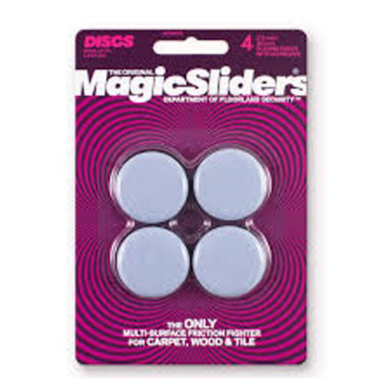 Magic Sliders 4Pc Silent Nai-On Chair Glider 1-1/8"- - Blue