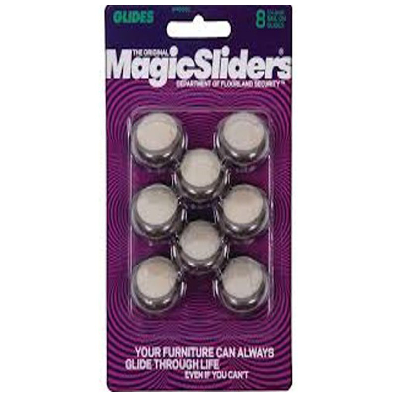 Magic Sliders 4Pc Silent Nai-On Chair Carpet Glider 1-1/4"- - Beige