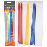 Fx Tools 50-Piece Cable Tie Set-Multicolor
