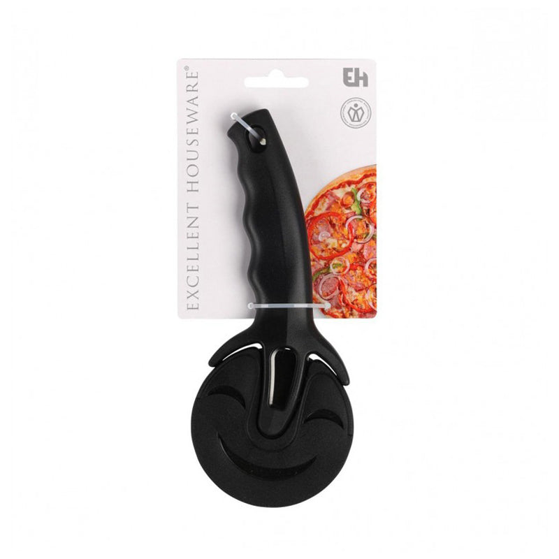 Excellent Houseware Pizza Cutter Stainless Steel 20Cm-Black