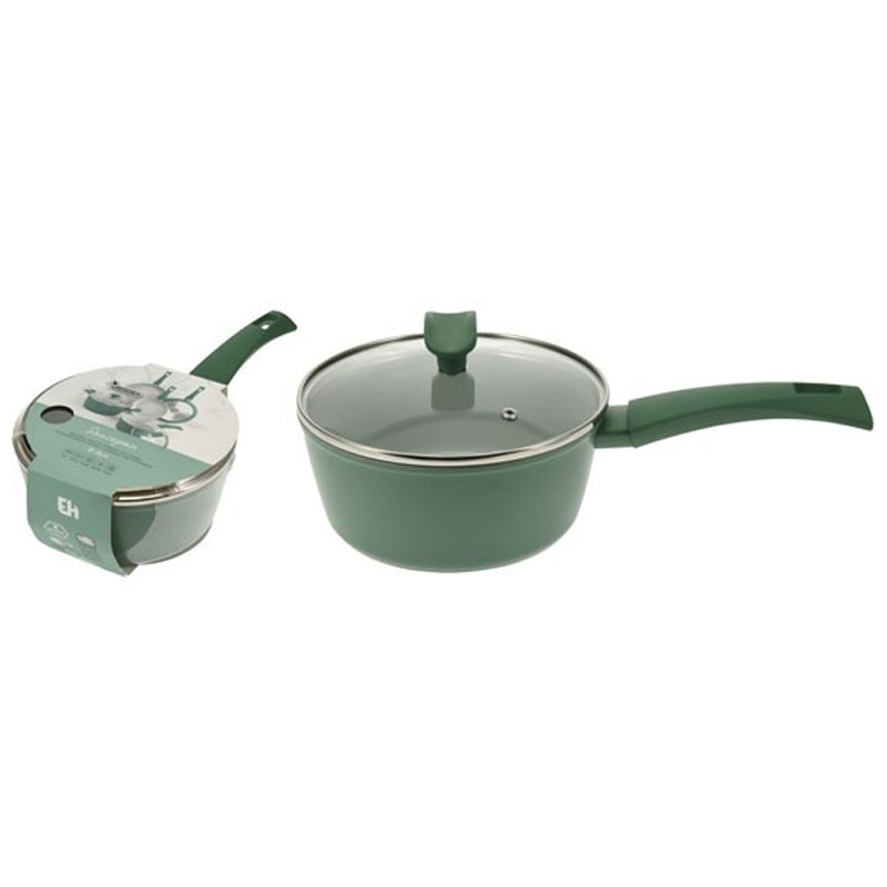Excellent Houseware Sauce Pan Aluminium 18X8Cm-Green