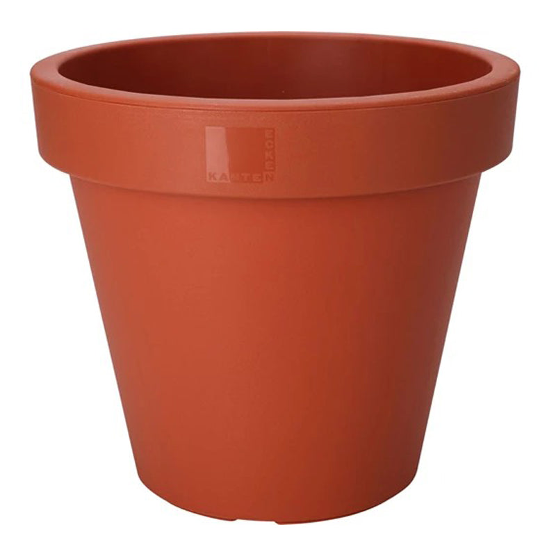 Ecken & Kanten Plastic Flowerpot Round 40Cm-Orange