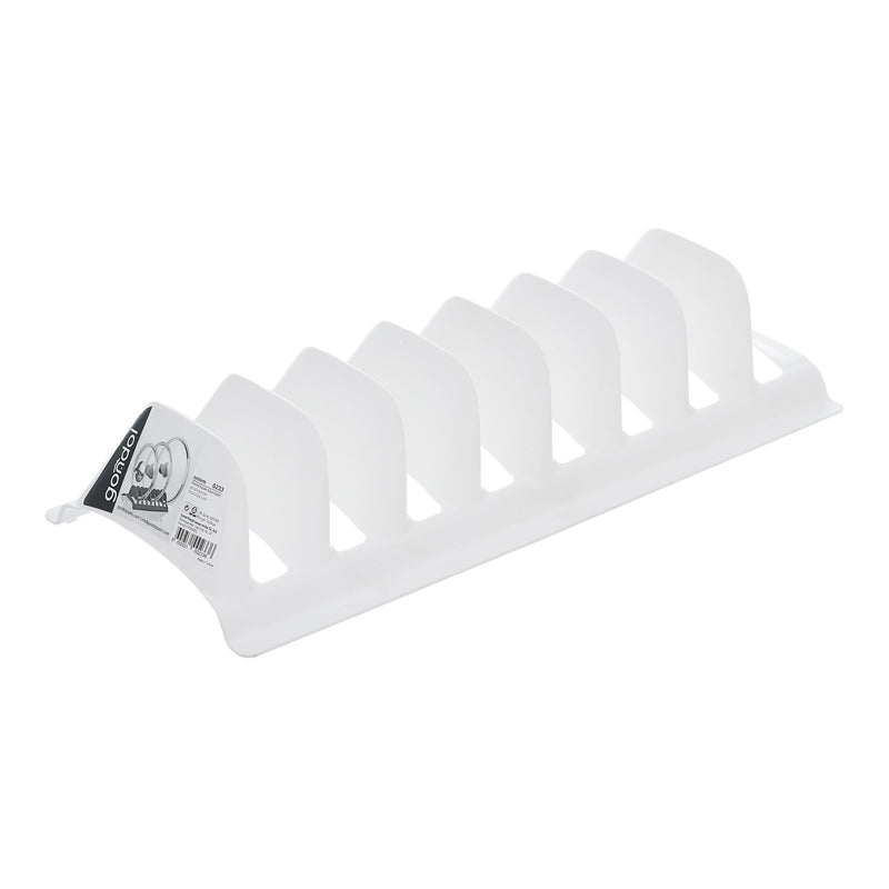 Plastic Kitchen Drawer Organizer 30X14X7Cm-White