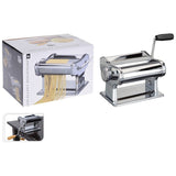 Excellent Houseware Stainless Steel Pasta Machine With Rotary Handle, 18/10, Manual-Silver