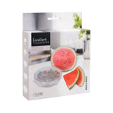 5 Pc Plastic Flexible Lid Set-Clear