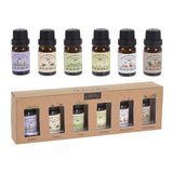 The Aroma 6 Pieces Essential Oil Burner Set-Clear