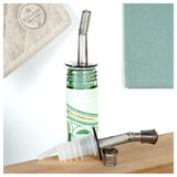 2Pc Bottle Dispenser& Pourer Set-Clear