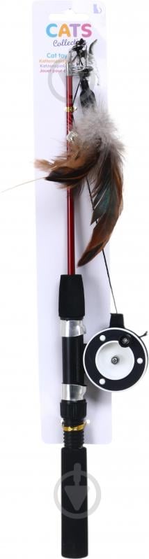 Spot Cat Toy Stick – Fishing Rod 40 Cm-Multicolor