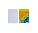 Power Line F4 60 Gsm College Ruled Loose Leaves (200 Sheets)-Multicolor