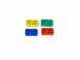 Power Line Dual-Use Whiteboard & Blackboard Erasers Yellow