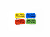 Power Line Dual-Use Whiteboard & Blackboard Erasers Green