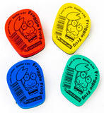 Power Line Froggie Frog Kids' Whiteboard Erasers Blue