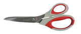Adel Scissors With Nametag Springloaded Red