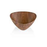 Wood Finish Extra Large Triangle Bowl - Brown