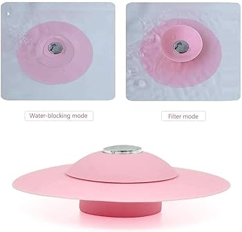 Stopper and Hair Catcher -  pink